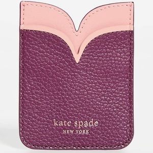 KATE SPADE Double Phone Wallet - Sangria Leather